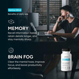 JustFloow Genius Mind Nootropic Supplement packaging details