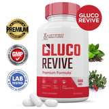 Justified Laboratories Gluco Revive Pills side view showing capsules
