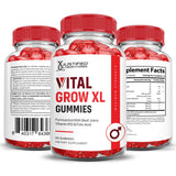 Justified Laboratories Vital Grow XL Gummies close-up showing individual gummies