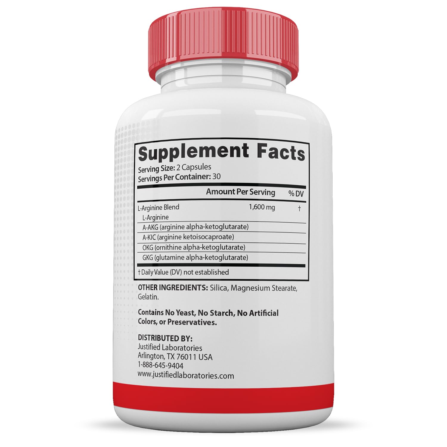 Justified Laboratories Vital Pump XL Extreme supplement capsule close-up