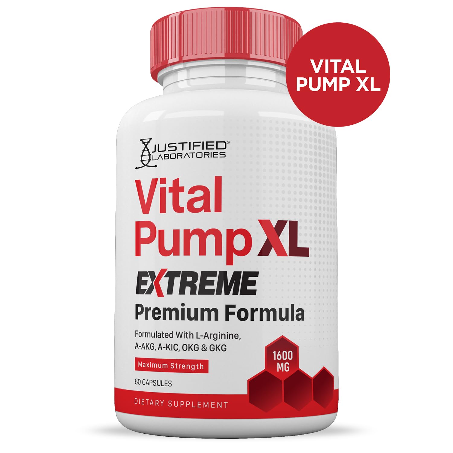 Justified Laboratories Vital Pump XL Extreme supplement ingredients list