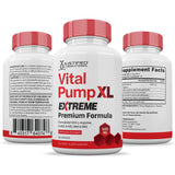 Justified Laboratories Vital Pump XL Extreme supplement with measuring scoop