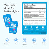 JUSTT. ESSENTIALS Sleep Melatonin Oral Strips mint flavour