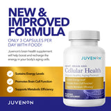 Juvenon Acetyl L-Carnitine Supplement capsules close-up