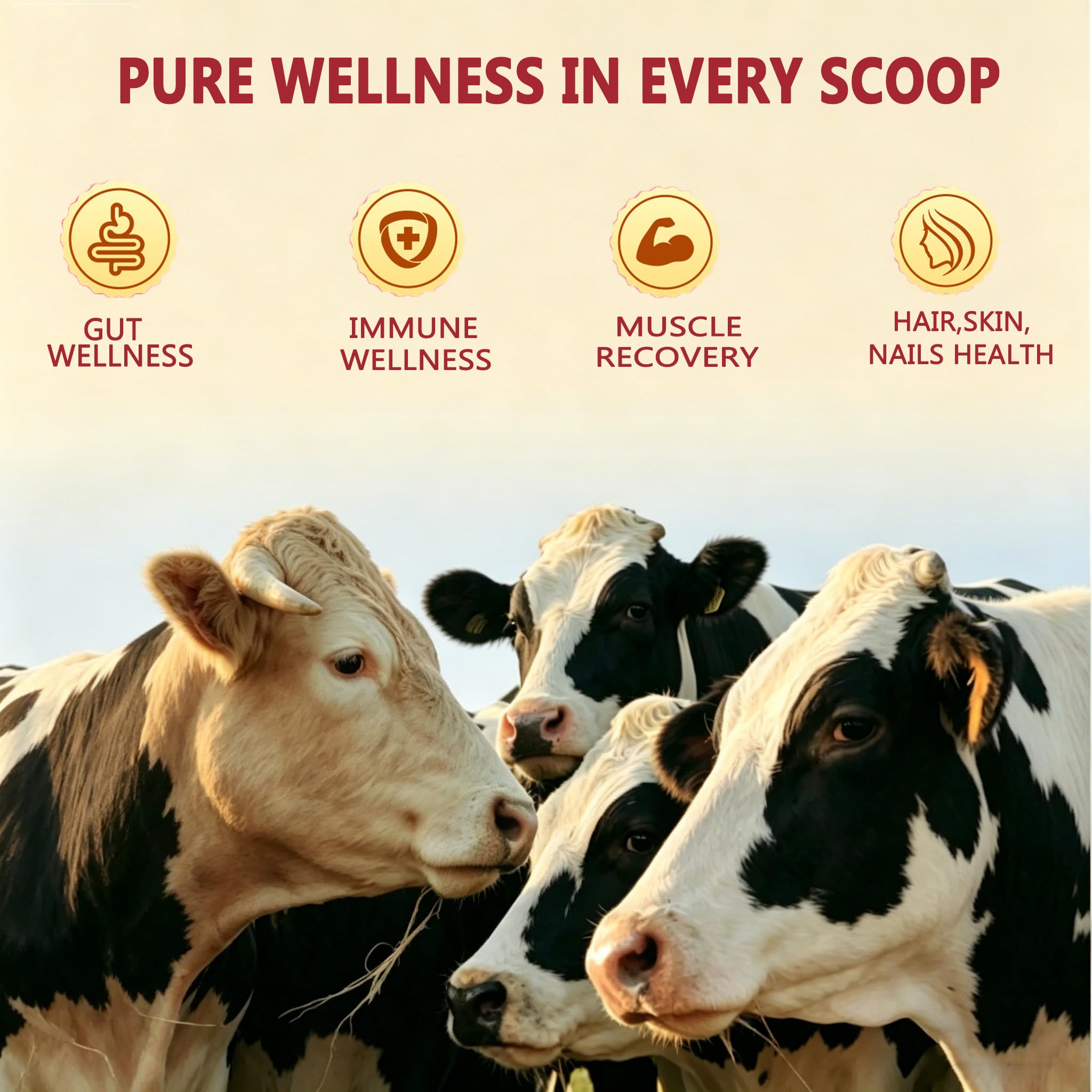 JUYIHEAL Bovine Colostrum Gummies strawberry flavour close-up