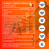 JUYIHEAL Soursop Gummies displayed with fresh soursop fruit