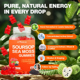 JUYIHEAL Soursop Gummies on a wooden table