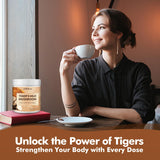 JUYIHEAL Tiger Milk Mushroom Powder 2000mg close-up of powder