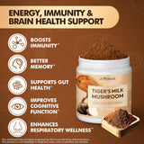 JUYIHEAL Tiger Milk Mushroom Powder 2000mg serving size