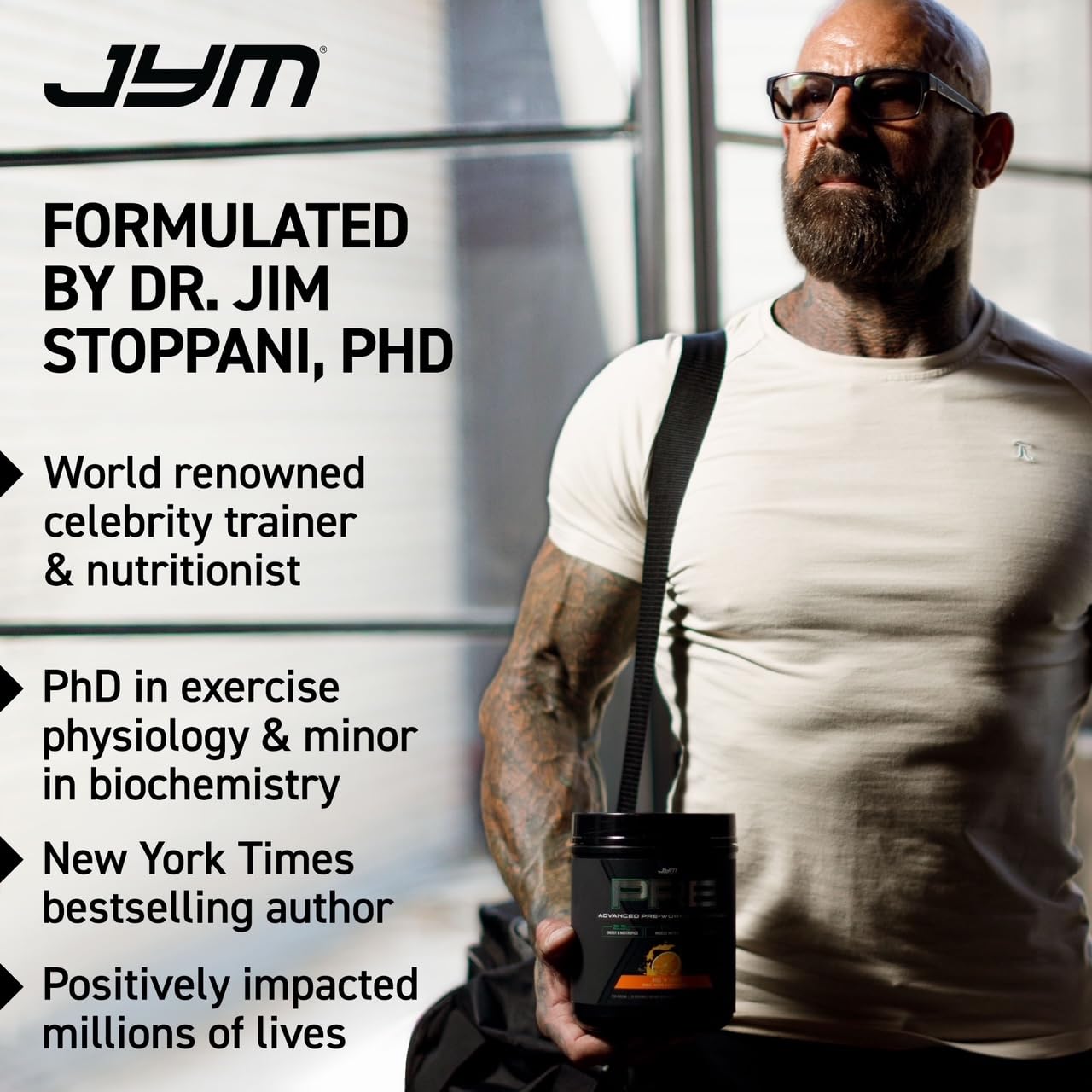 JYM D3 + K2 Softgels side view of bottle
