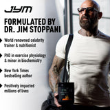 JYM Omega JYM Fish Oil Capsules on a wooden table