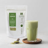 K-Herb Korean Mugwort Powder with herbal accessories