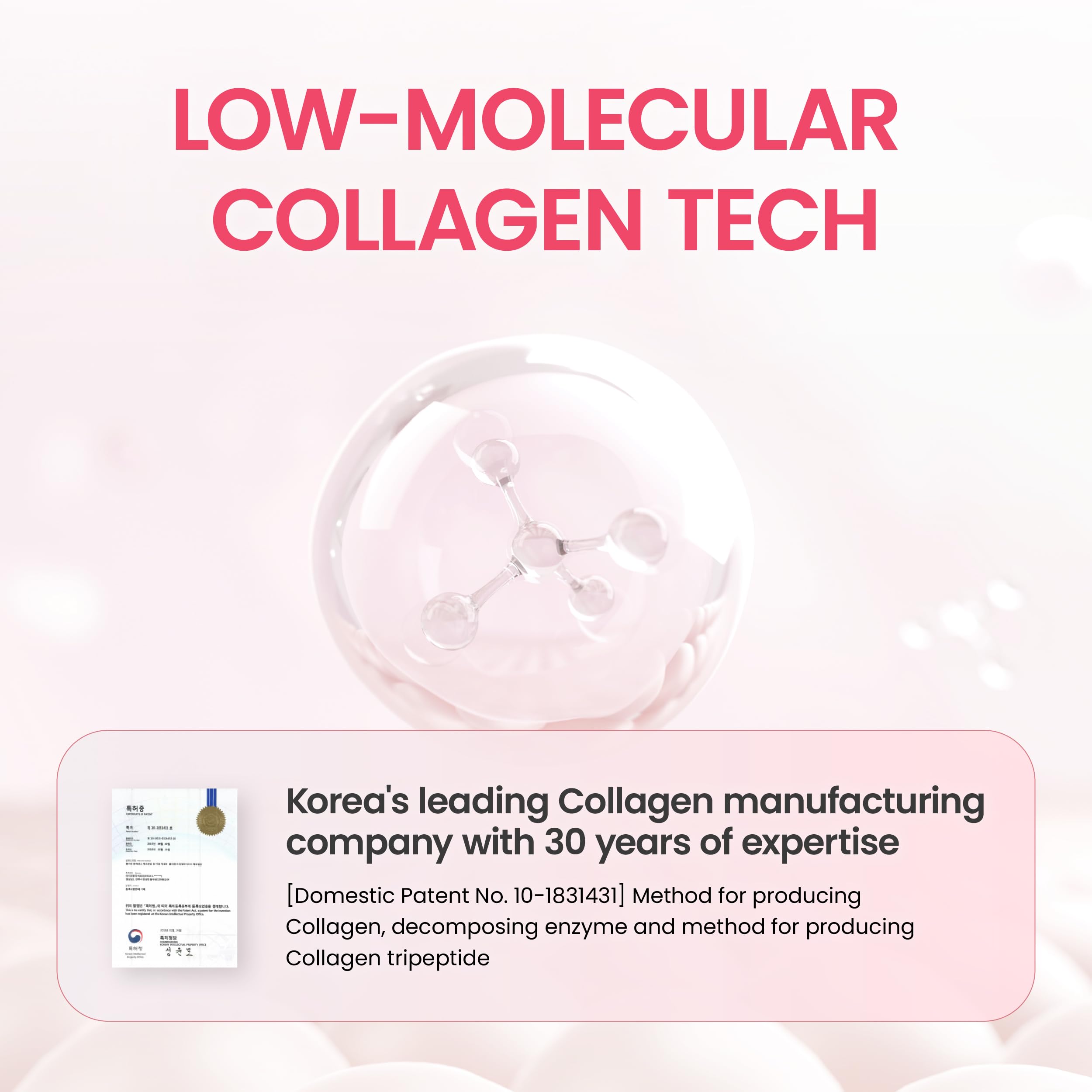 K K·NUTRA K-COLLAGEN Soft Peach stick in hand