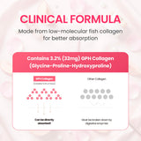K K·NUTRA K-COLLAGEN Soft Peach stick opened showing powder