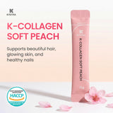 K K·NUTRA K-COLLAGEN Soft Peach stick with peach flavour