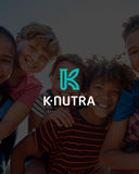 K K·NUTRA Yummy Tummy Probiotics for Kids 60g with a glass of water