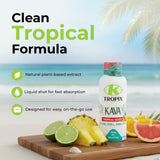 K TROPIX Kava Kava Shots in a lifestyle setting