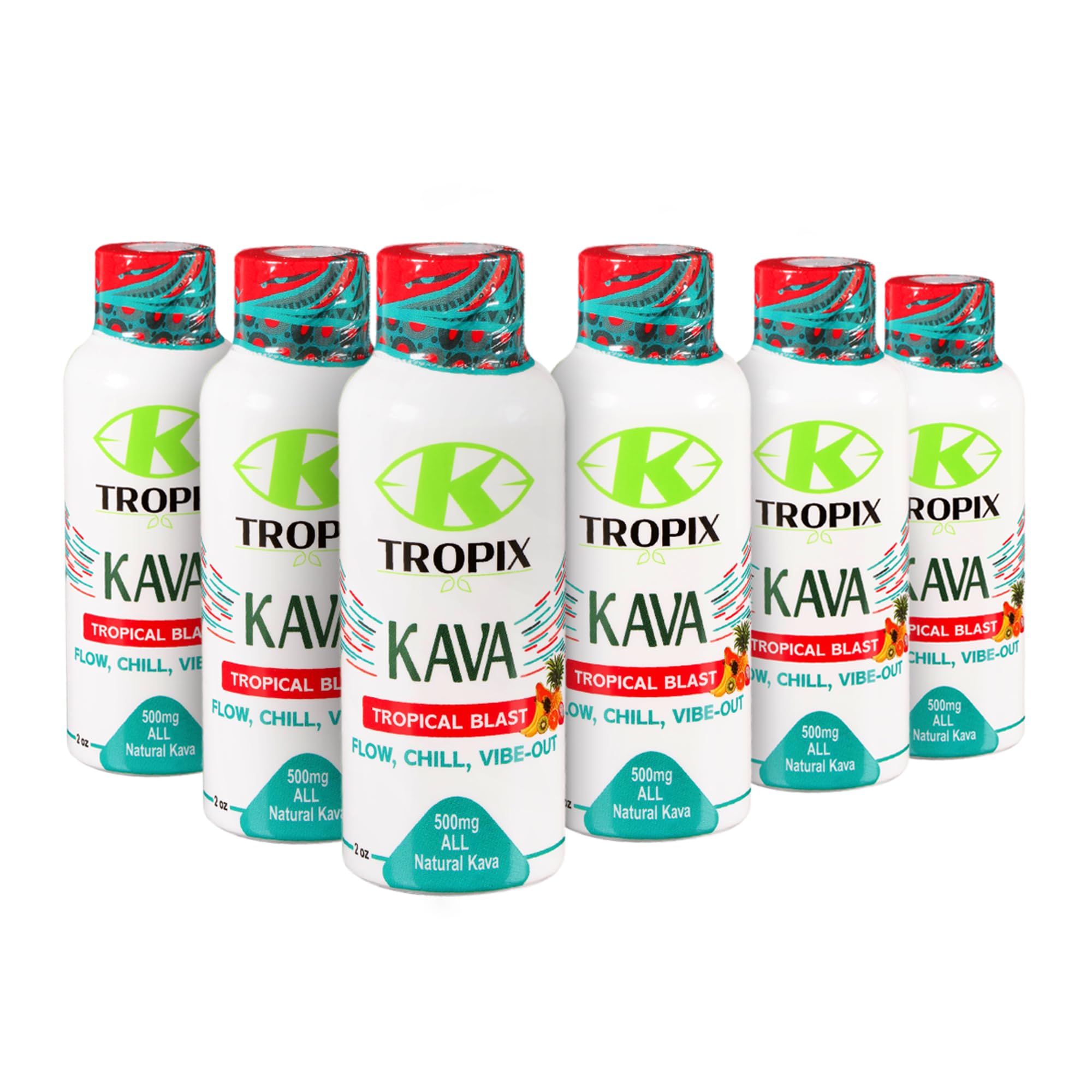 K TROPIX Kava Kava Shots packaging front view