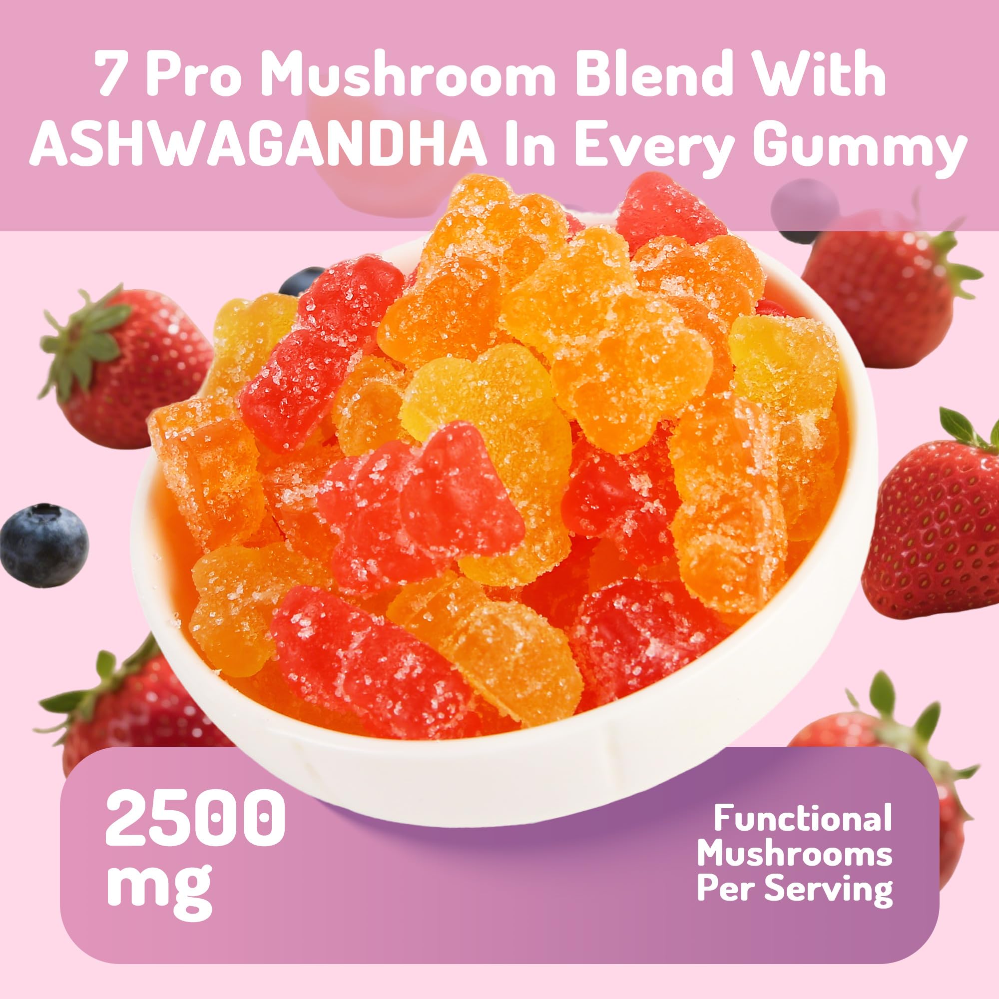 KAACHLI Mushroom Gummies fruity flavour