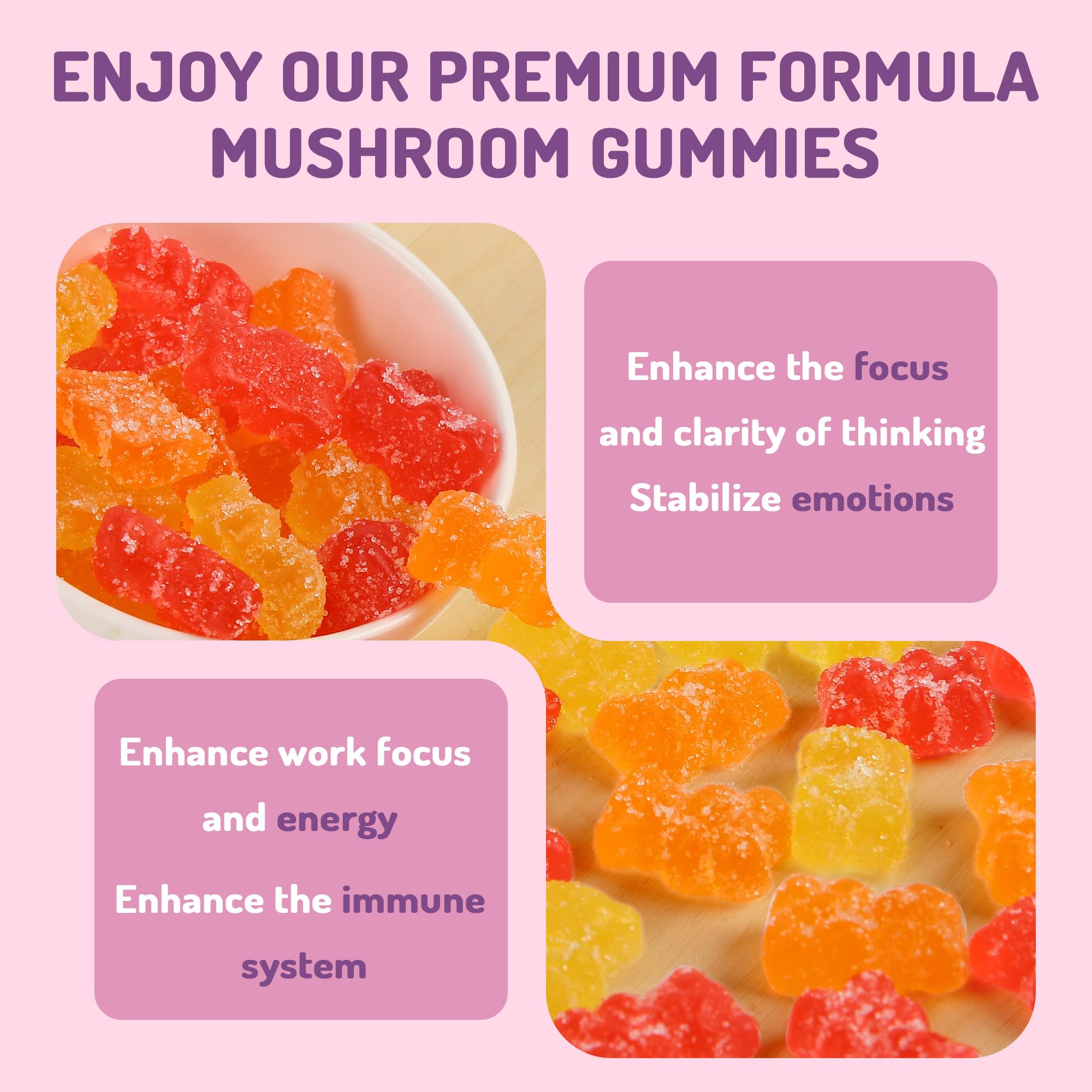 KAACHLI Mushroom Gummies nutritional information
