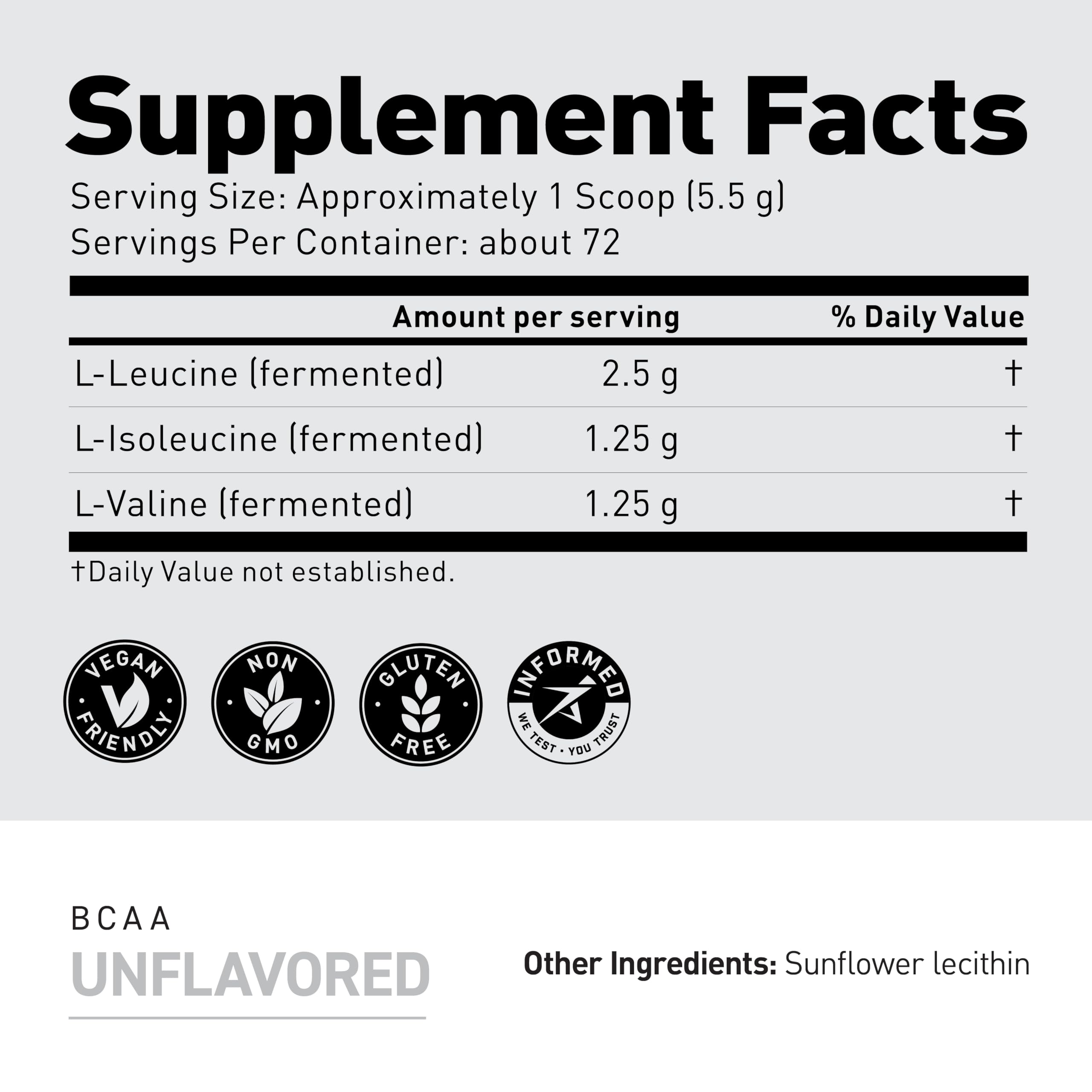 Kaged BCAA Powder 400g displayed on a gym bench
