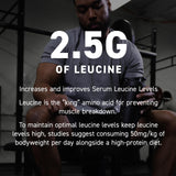 Kaged BCAA Powder 400g in a glass of mixed beverage
