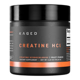 Kaged Creatine HCl 750mg front view with clear packaging