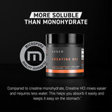 Kaged Creatine HCl 750mg side view showing supplement facts