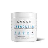 Kaged Creatine Powder 630g front view with clear packaging