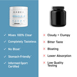 Kaged Creatine Powder 630g lifestyle image with gym equipment