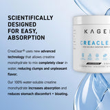 Kaged Creatine Powder 630g side view showing nutritional information