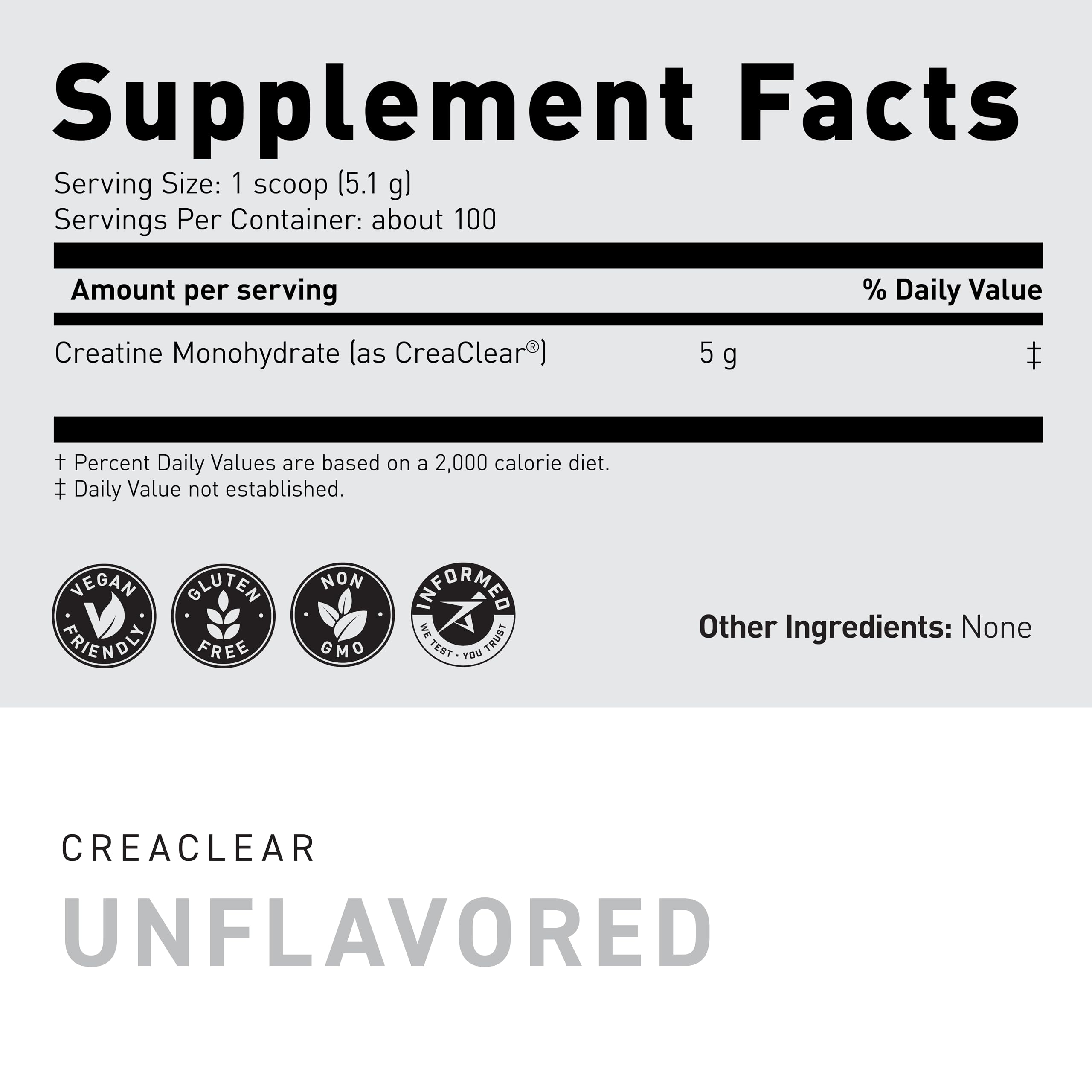 Kaged Creatine Powder 630g with a glass of mixed beverage
