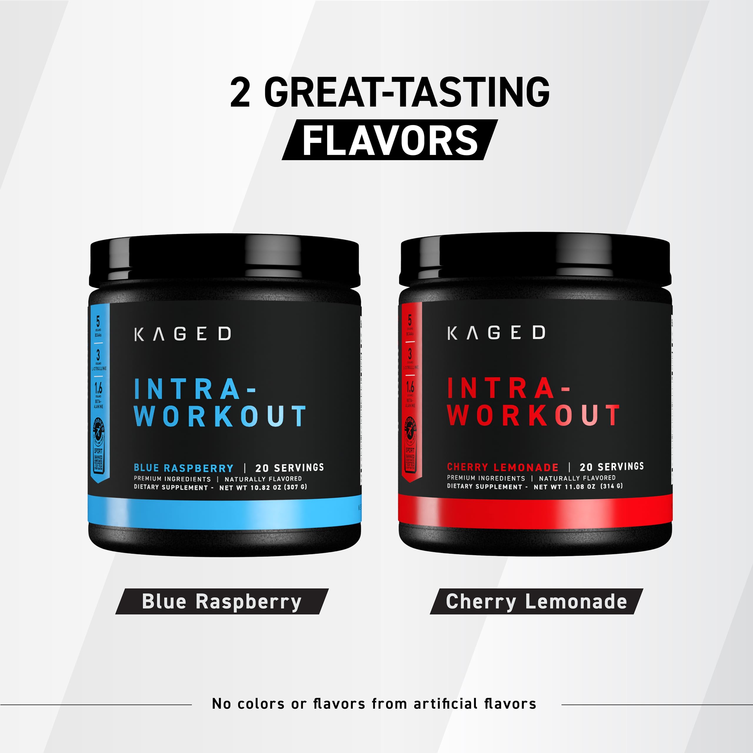 Kaged Intra-Workout BCAA 381g ingredients list