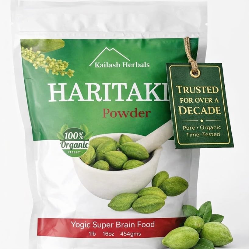 Kailash Herbals Haritaki 481g front view packaging