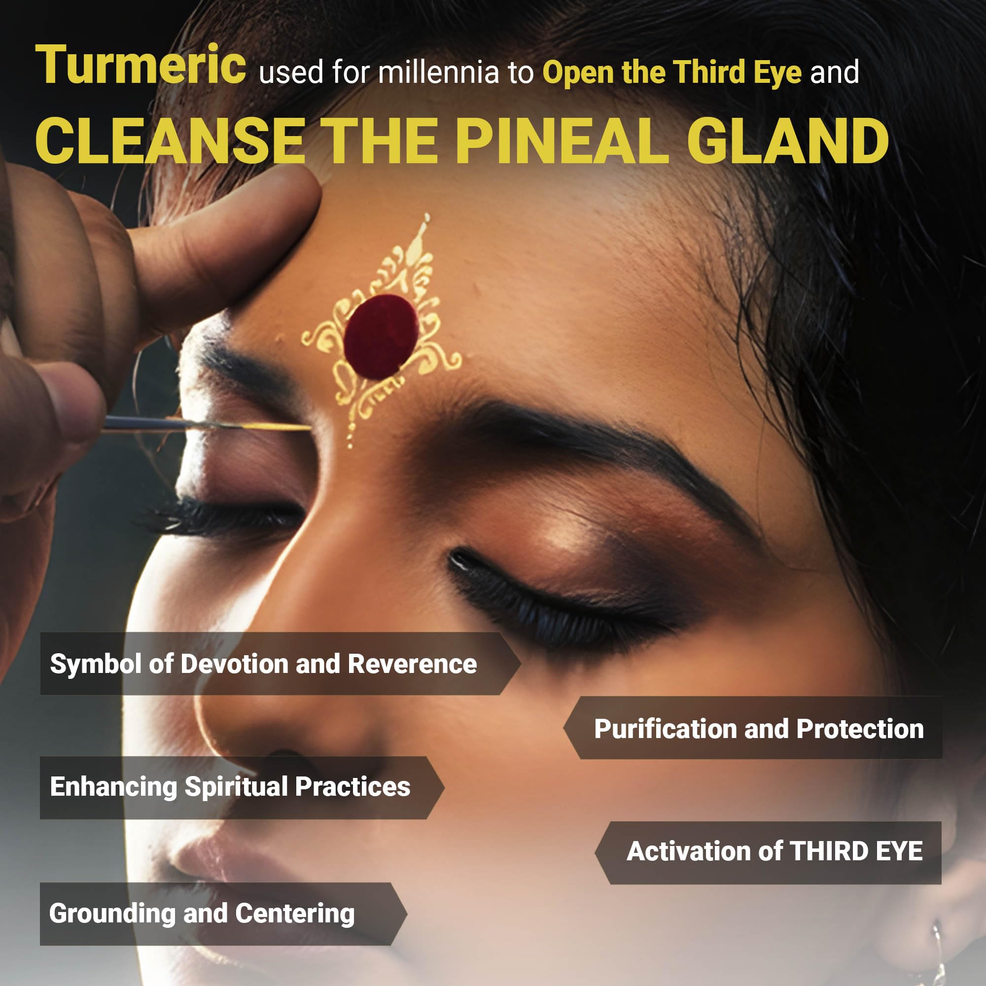 Kailash Herbals Haritaki Pineal Gland Support Capsules close-up