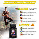 Kailash Herbals Haritaki Pineal Gland Support Capsules opened bottle