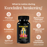 Kailash Herbals Kundalini Awakening Herbal Supplement bottle back view