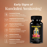 Kailash Herbals Kundalini Awakening Herbal Supplement capsules in a bowl