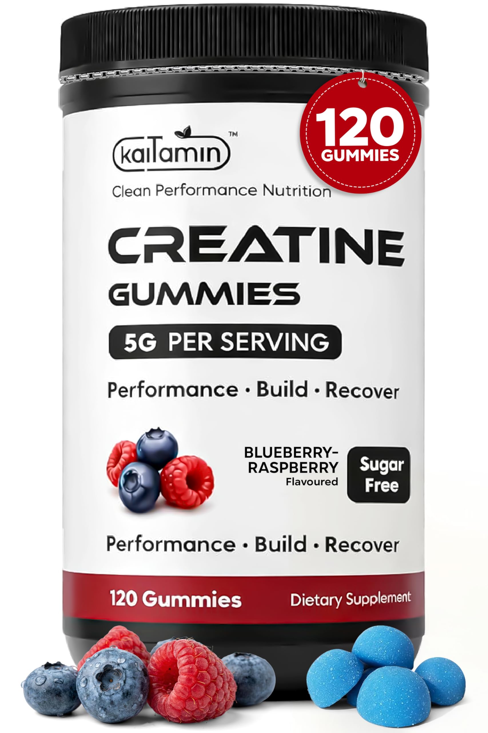 Kaitamin Creatine Gummies front view with packaging