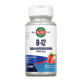 KAL Adenosyl B12 Supplement 1000mcg back of packaging