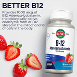 KAL Adenosyl B12 Supplement 1000mcg on a kitchen counter