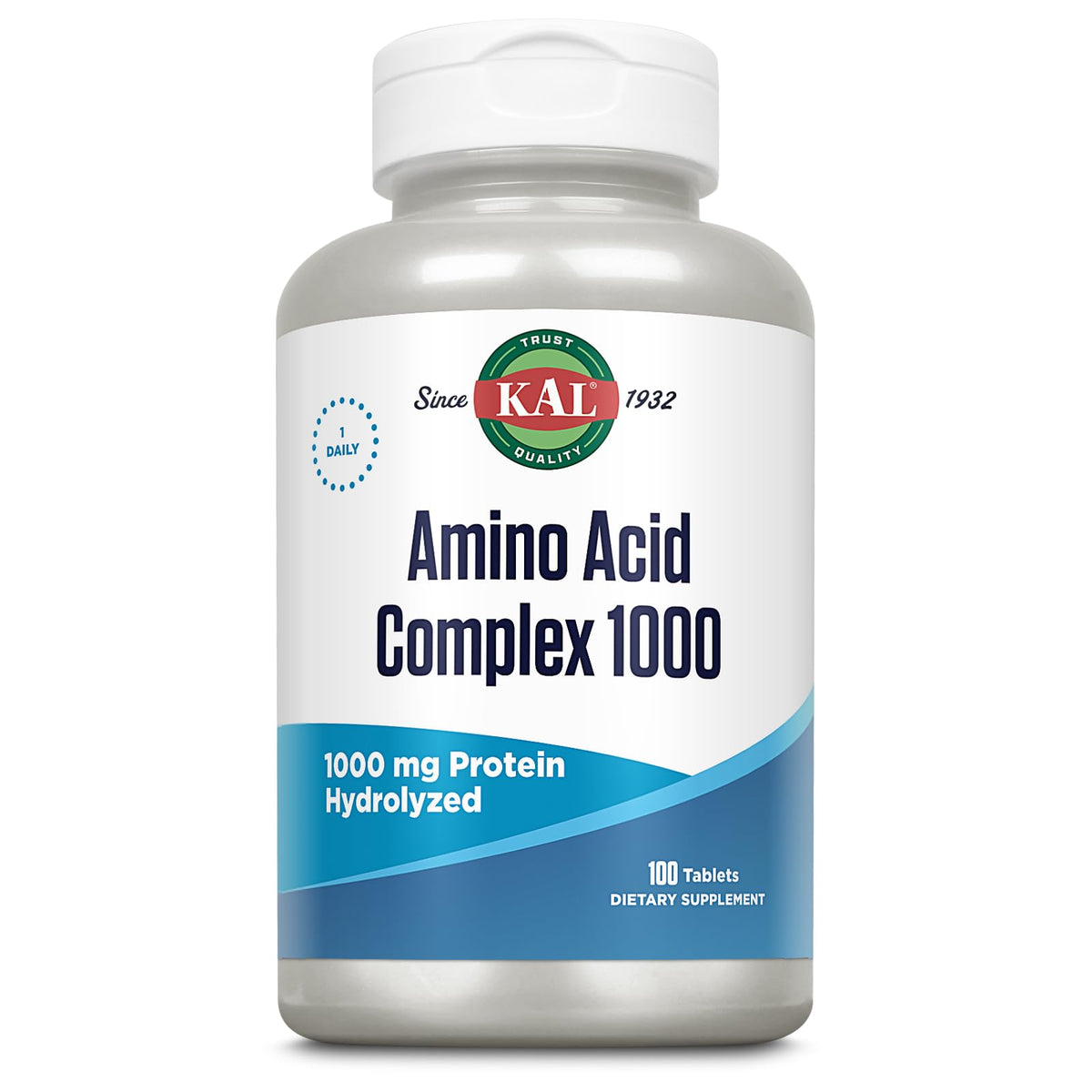 KAL Amino Acid Complex Supplement 1000mg front view