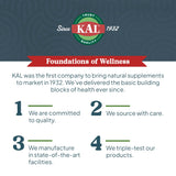 KAL Blended Vitamin & Mineral Supplement ingredients close-up