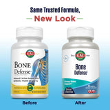 KAL Bone Defense supplement packaging with details on ingredients