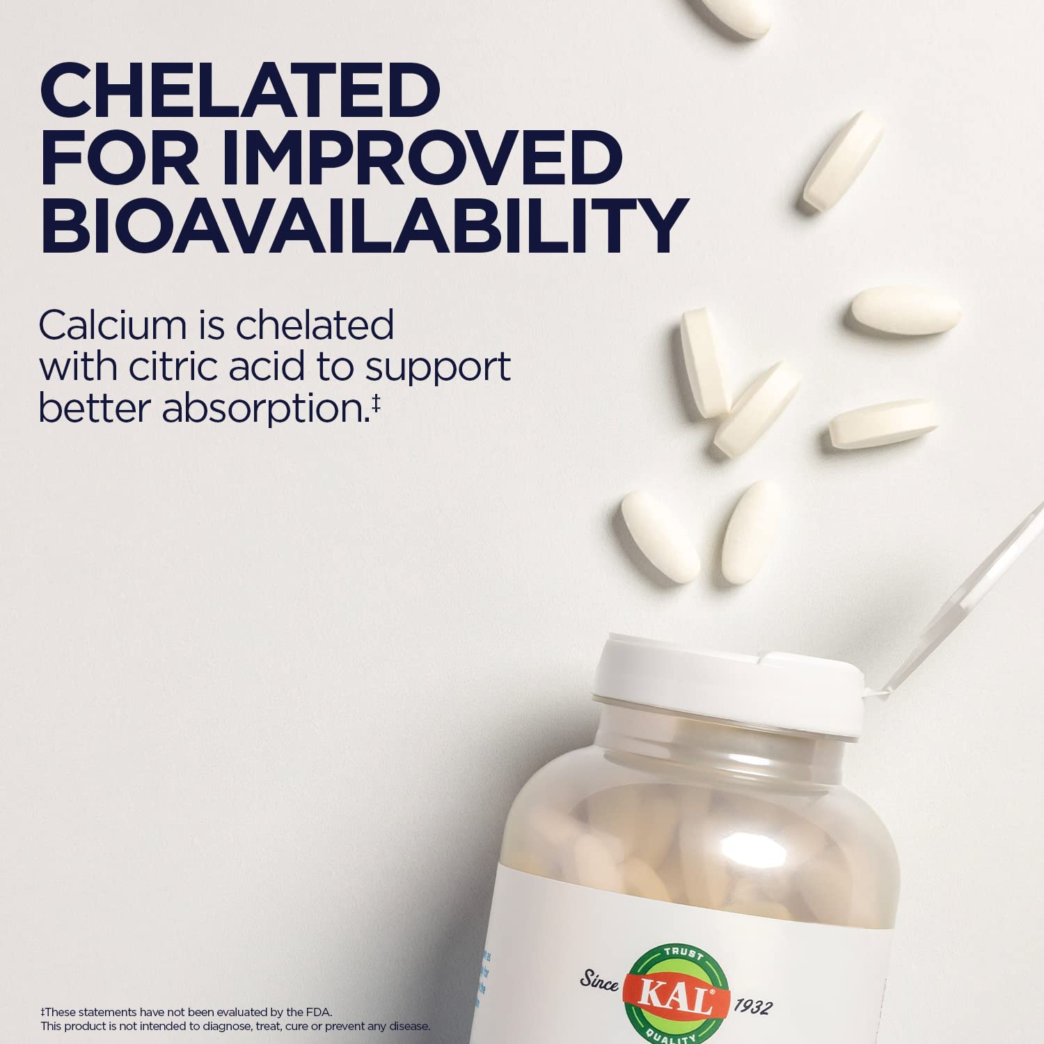 KAL Calcium Citrate Supplement 1000mg ingredients list