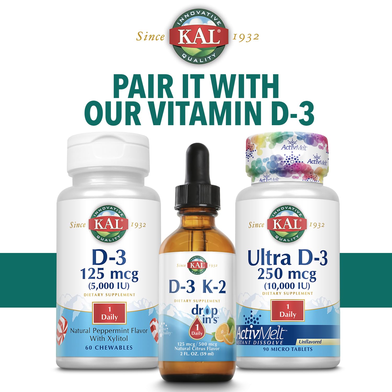 KAL Calcium & Magnesium Powder nutritional information