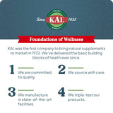 KAL Calming Magnesium Powder 308g lifestyle scene on kitchen counter