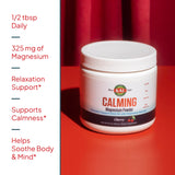 KAL Calming Magnesium Powder 312g opened with powder visible