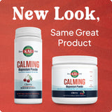 KAL Calming Magnesium Powder 312g packaging with scoop