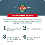 KAL Calming Magnesium Powder 318g with fresh lemons